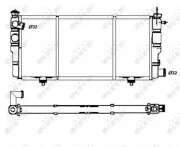 Kühler, Motorkühlung NRF 507120