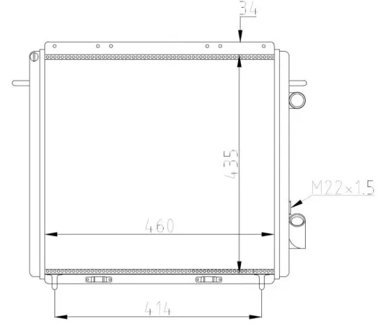 Kühler, Motorkühlung NRF 507359A Bild Kühler, Motorkühlung NRF 507359A