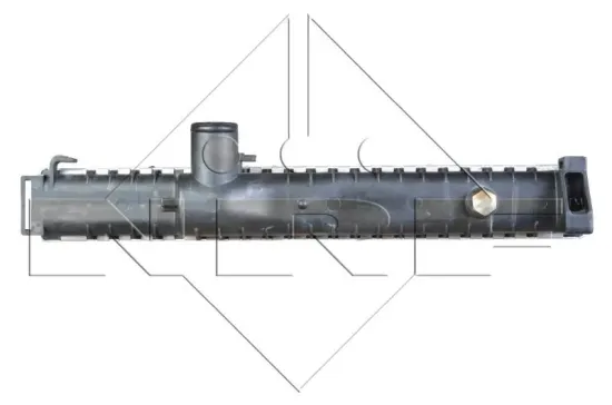 Kühler, Motorkühlung NRF 507619 Bild Kühler, Motorkühlung NRF 507619