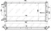 Kühler, Motorkühlung NRF 509514 Bild Kühler, Motorkühlung NRF 509514