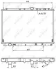 Kühler, Motorkühlung NRF 509517 Bild Kühler, Motorkühlung NRF 509517