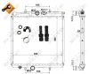 Kühler, Motorkühlung NRF 509523 Bild Kühler, Motorkühlung NRF 509523