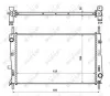 Kühler, Motorkühlung NRF 509528 Bild Kühler, Motorkühlung NRF 509528