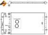 Kühler, Motorkühlung NRF 509529 Bild Kühler, Motorkühlung NRF 509529