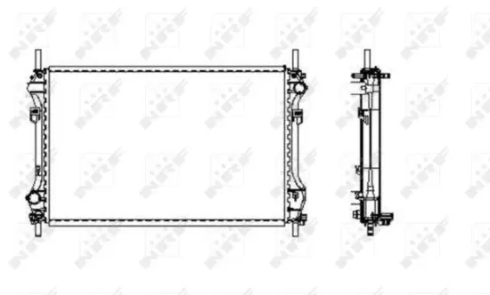 Kühler, Motorkühlung NRF 509696 Bild Kühler, Motorkühlung NRF 509696