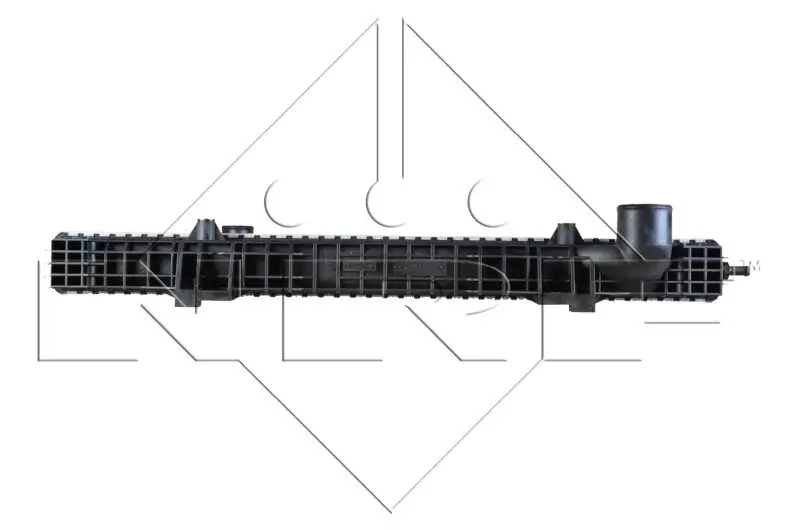 Kühler, Motorkühlung NRF 509743 Bild Kühler, Motorkühlung NRF 509743