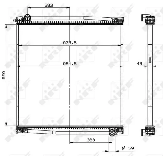 Sensor, Abgasdruck NRF 708014 Bild Sensor, Abgasdruck NRF 708014