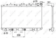 Kühler, Motorkühlung NRF 513497