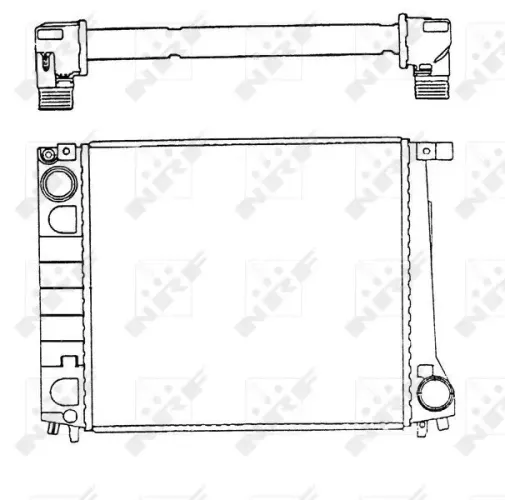 Kühler, Motorkühlung NRF 51349 Bild Kühler, Motorkühlung NRF 51349
