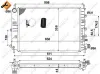 Kühler, Motorkühlung NRF 514436 Bild Kühler, Motorkühlung NRF 514436
