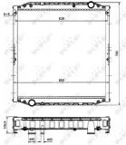 Sensor, Abgasdruck NRF 708079