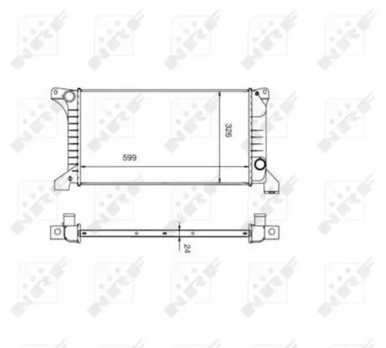 Kühler, Motorkühlung NRF 516212 Bild Kühler, Motorkühlung NRF 516212