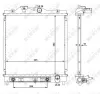 Kühler, Motorkühlung NRF 516355 Bild Kühler, Motorkühlung NRF 516355