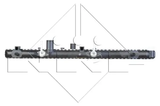 Kühler, Motorkühlung NRF 517588 Bild Kühler, Motorkühlung NRF 517588