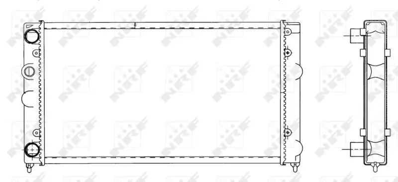 Kühler, Motorkühlung NRF 519501