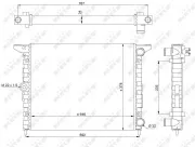 Kühler, Motorkühlung NRF 519523