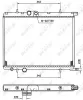 Kühler, Motorkühlung NRF 519525 Bild Kühler, Motorkühlung NRF 519525