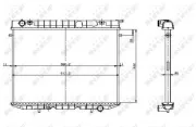 Kühler, Motorkühlung NRF 519532