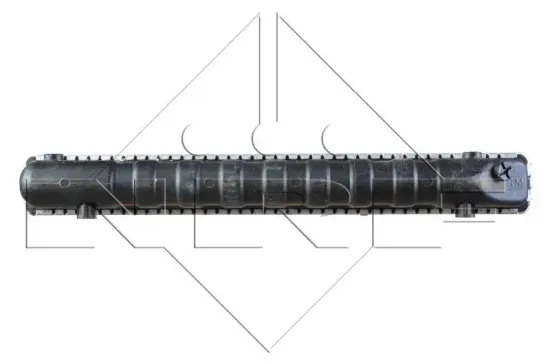 Kühler, Motorkühlung NRF 52045 Bild Kühler, Motorkühlung NRF 52045