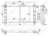 Kühler, Motorkühlung NRF 52053 Bild Kühler, Motorkühlung NRF 52053