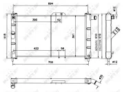 Kühler, Motorkühlung NRF 52055