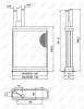 Wärmetauscher, Innenraumheizung NRF 52066 Bild Wärmetauscher, Innenraumheizung NRF 52066