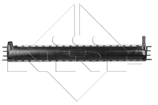 Kühler, Motorkühlung NRF 52152 Bild Kühler, Motorkühlung NRF 52152