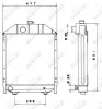 Kühler, Motorkühlung NRF 52208 Bild Kühler, Motorkühlung NRF 52208