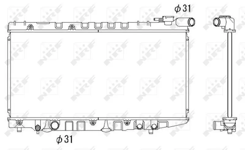 Kühler, Motorkühlung NRF 526712