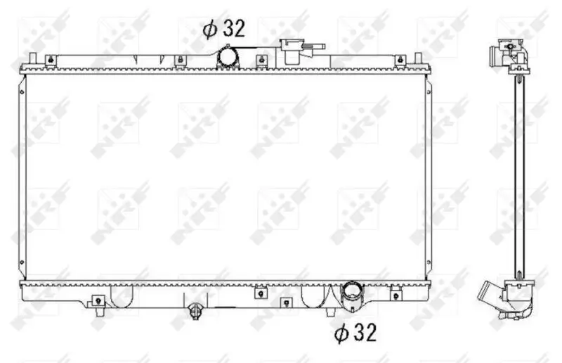Kühler, Motorkühlung NRF 526717