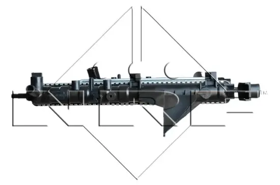 Kühler, Motorkühlung NRF 529513 Bild Kühler, Motorkühlung NRF 529513