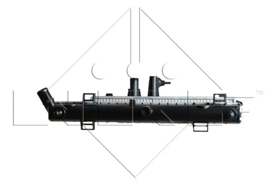 Kühler, Motorkühlung NRF 53029 Bild Kühler, Motorkühlung NRF 53029