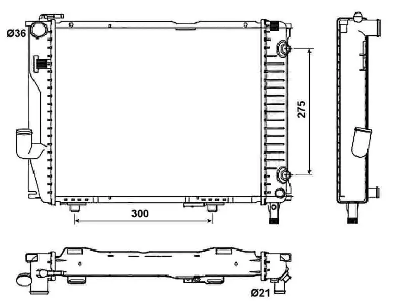 Kühler, Motorkühlung NRF 53030