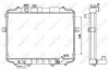 Kühler, Motorkühlung NRF 53034 Bild Kühler, Motorkühlung NRF 53034