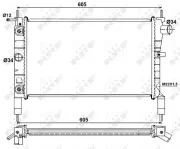 Kühler, Motorkühlung NRF 53036
