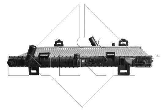 Kühler, Motorkühlung NRF 53044 Bild Kühler, Motorkühlung NRF 53044