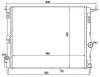 Kühler, Motorkühlung NRF 53069 Bild Kühler, Motorkühlung NRF 53069