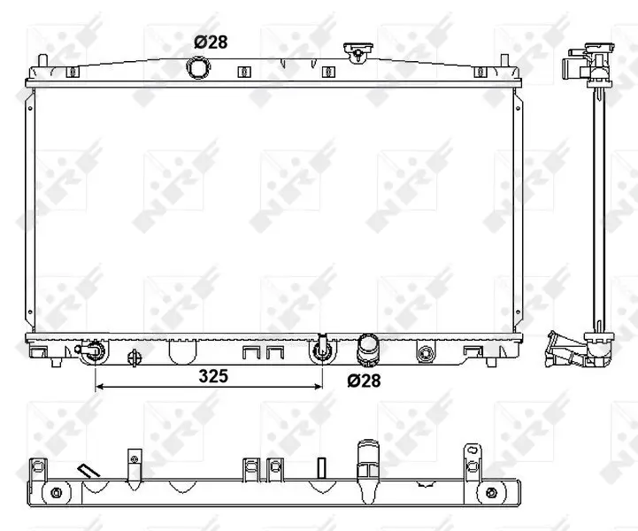 Kühler, Motorkühlung NRF 53094