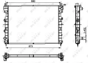 Kühler, Motorkühlung NRF 53096