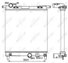 Kühler, Motorkühlung NRF 53102 Bild Kühler, Motorkühlung NRF 53102