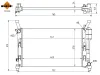Kühler, Motorkühlung NRF 53106A Bild Kühler, Motorkühlung NRF 53106A