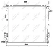 Kühler, Motorkühlung NRF 53109