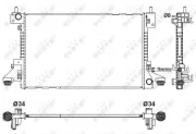 Kühler, Motorkühlung NRF 53160