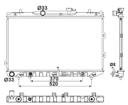 Kühler, Motorkühlung NRF 53162