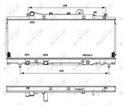 Kühler, Motorkühlung NRF 53202