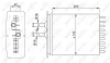 Wärmetauscher, Innenraumheizung NRF 53205 Bild Wärmetauscher, Innenraumheizung NRF 53205