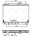 Kühler, Motorkühlung NRF 53207