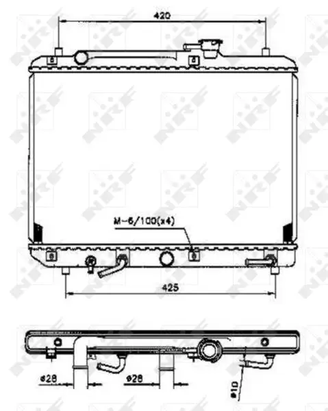 Kühler, Motorkühlung NRF 53208