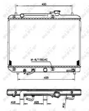 Kühler, Motorkühlung NRF 53208