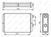 Wärmetauscher, Innenraumheizung NRF 53233 Bild Wärmetauscher, Innenraumheizung NRF 53233